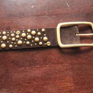 Rhinestone studded belted - beautiful quality